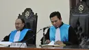 Majelis hakim PTUN Jakarta Timur memutuskan untuk mengabulkan gugatan kubu ARB, Jakarta, Senin (18/5/2015). Dengan putusan ini, SK Menkum HAM untuk kepengurusan Golkar hasil Munas Ancol pun dibatalkan (Liputan6.com/Johan Tallo)