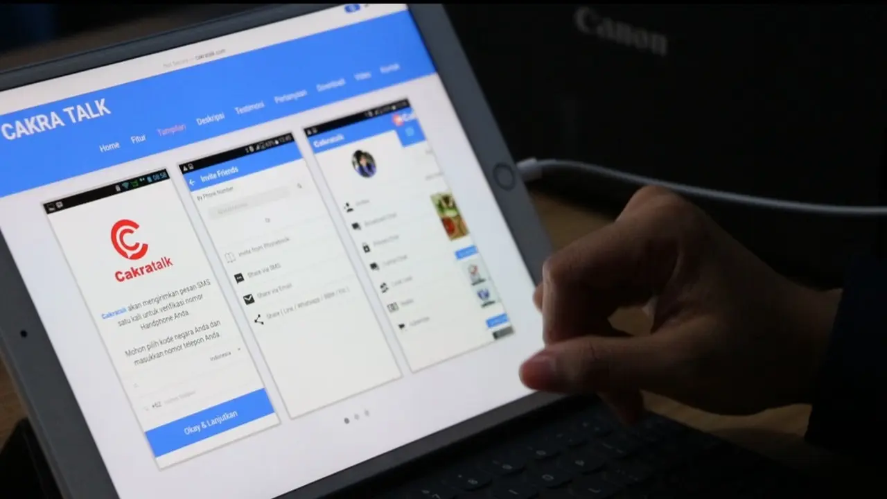 Callind kini rebranding menjadi CakraTalk. (Foto: Liputan6.com/Istimewa/Muhamad Ridlo)