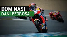 Berita video dominasi Dani Pedrosa di MotoGP Jerez 2017. Torehannya bahkan jauh lebih baik dari Valentino Rossi pada balapan kali ini. Pedrosa tampil memukau sejak sesi free practice. Ia juga meraih pole position dengan menjadi yang terbaik di kualif...