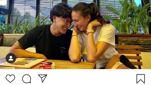 Dimas Anggara dan Nadine Chandrawinata. (Dok. Instagram @dimsanggara)
