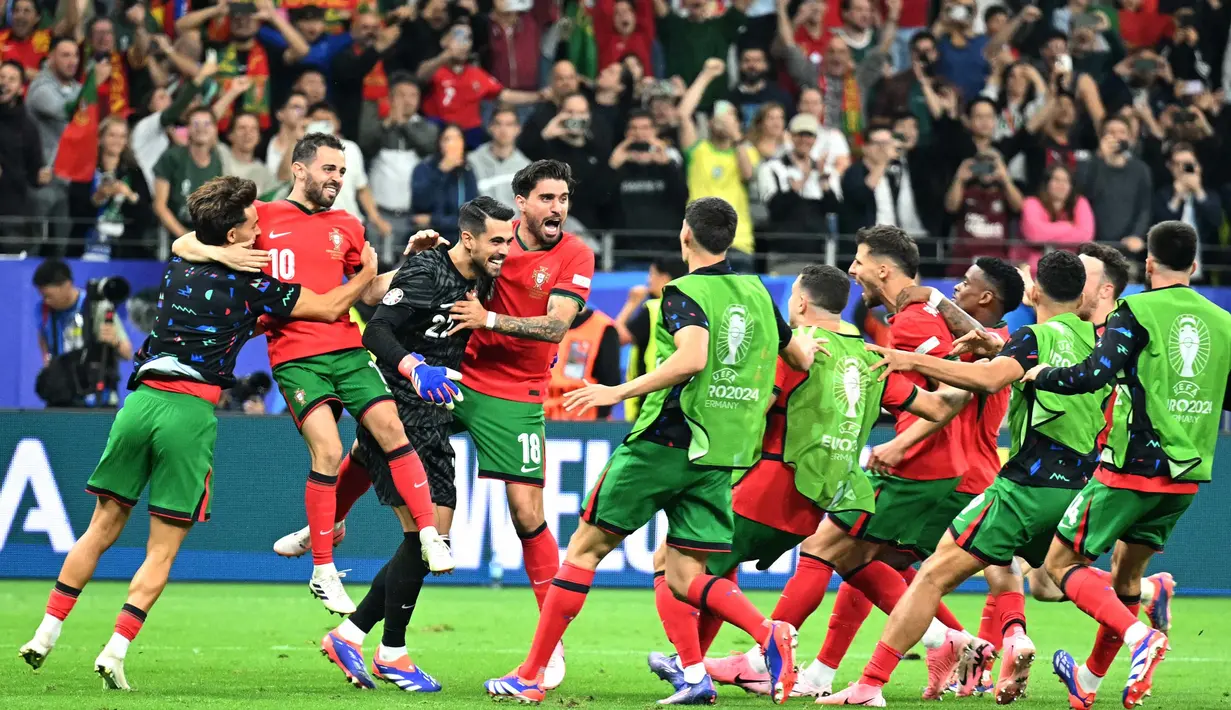 Drama di Ljubljana: Portugal Lolos ke Euro 2024 Lewat Adu Penalti Menegangkan Melawan Slovenia