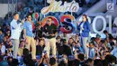 Pengusaha yang juga Cawapres nomor urut 02, Sandiaga Uno saat menghadiri acara Young Entrepreneur Summit (YES) 2019 di Istora Senayan, Jakarta, Rabu (10/4). Roadshow penutup YES 2019 yang telah berlangsung di 7 kota besar diselenggarakan KAHMIPreneur. (Liputan6.com/Fery Pradolo)