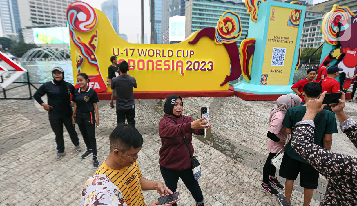 (Liputan6.com/Faizal Fanani)Ada total 52 pertandingan yang bakal dimainkan di Piala Dunia U-17 2023 Indonesia, mulai dari fase grup hingga babak final. (Liputan6.com/Faizal Fanani)