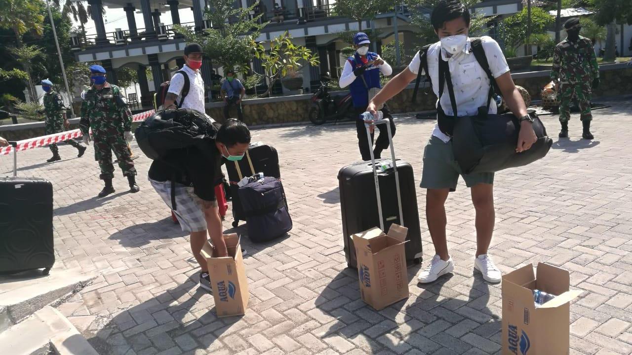 Pekerja migran tiba di Bali