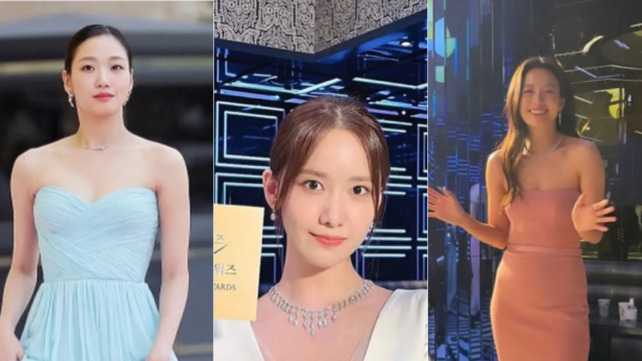 Best Dress Aktris Korea Selatan di Acara Penghargaan Bluedragon Series