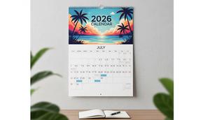 Ilustrasi kalender 2026. Foto: Gemini