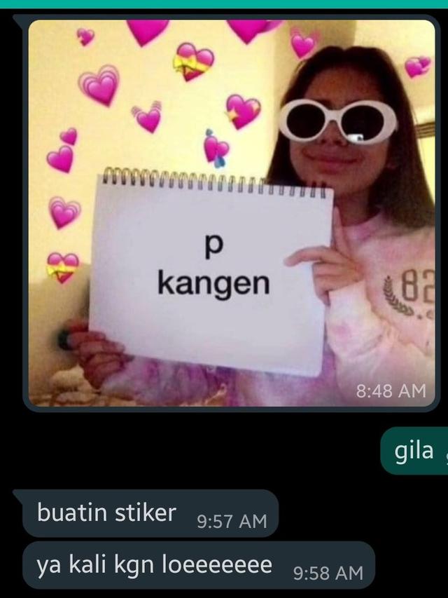 7 Chat Kocak Bilang Kangen Ke Orang Ini Ujungnya Bikin Sedih