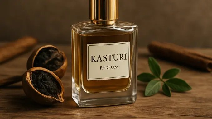 Ilustrasi parfum kastuari (Foto: Rizka Nur Laily via ChatGPT)
