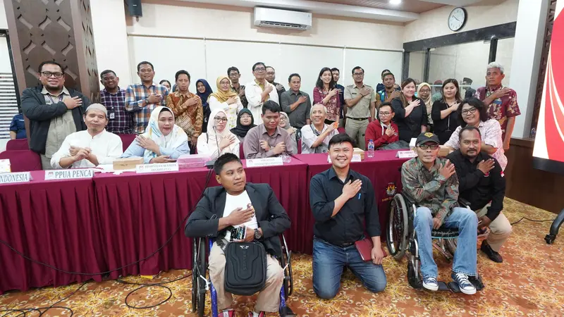 KPU DKI Jakarta melibatkan kelompok disabilitas dalam pemutakhiran data pemilih untuk pemilihan gubernur dan wakil gubernur di Pilkada DKI Jakarta. (Foto: Dokumentasi KPU DKI Jakarta)