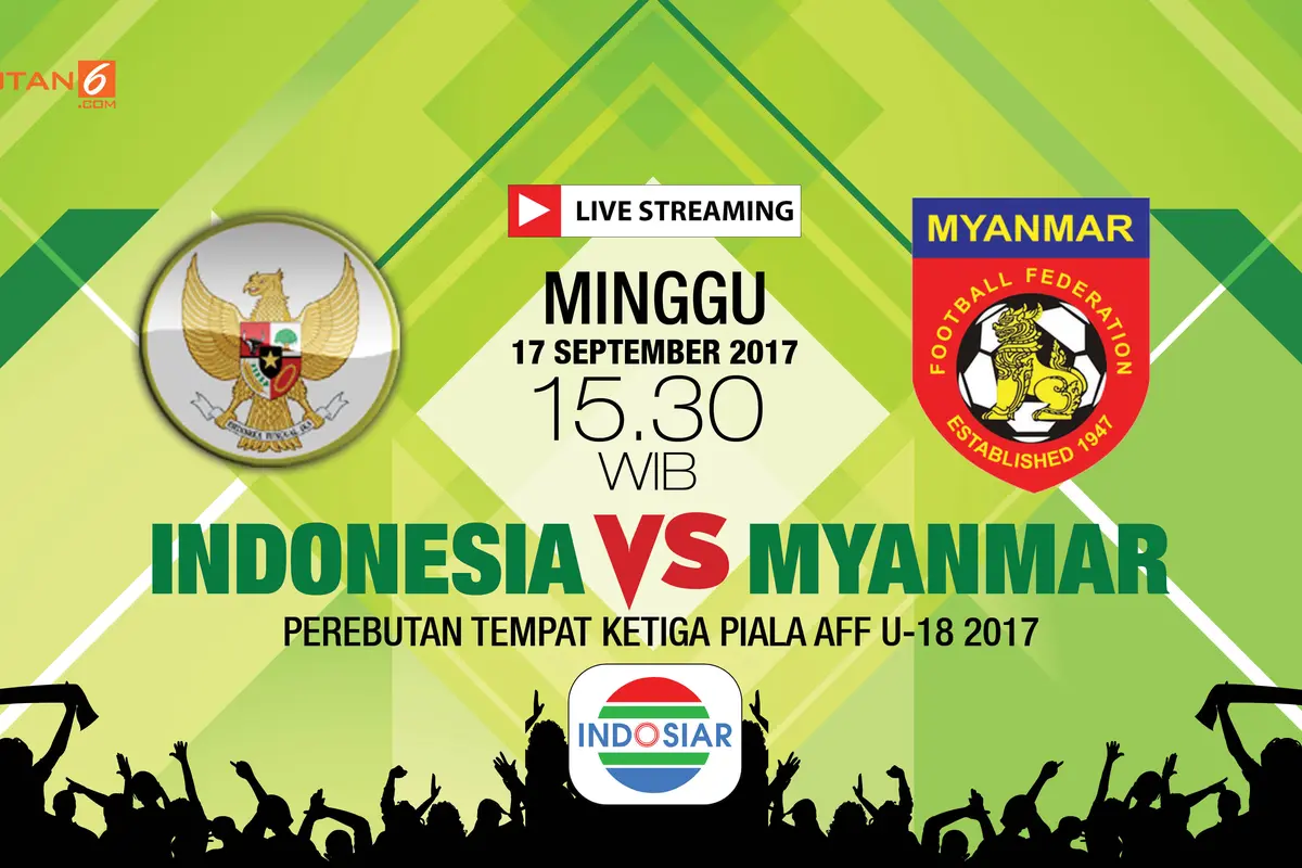 Prediksi Indonesia vs Myanmar livestreaming