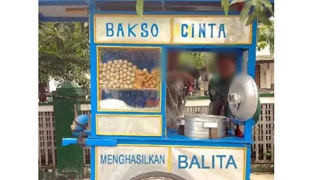Potret 6 Gerobak Jualan Ini Kata-katanya Kreatif Sekaligus Kocak