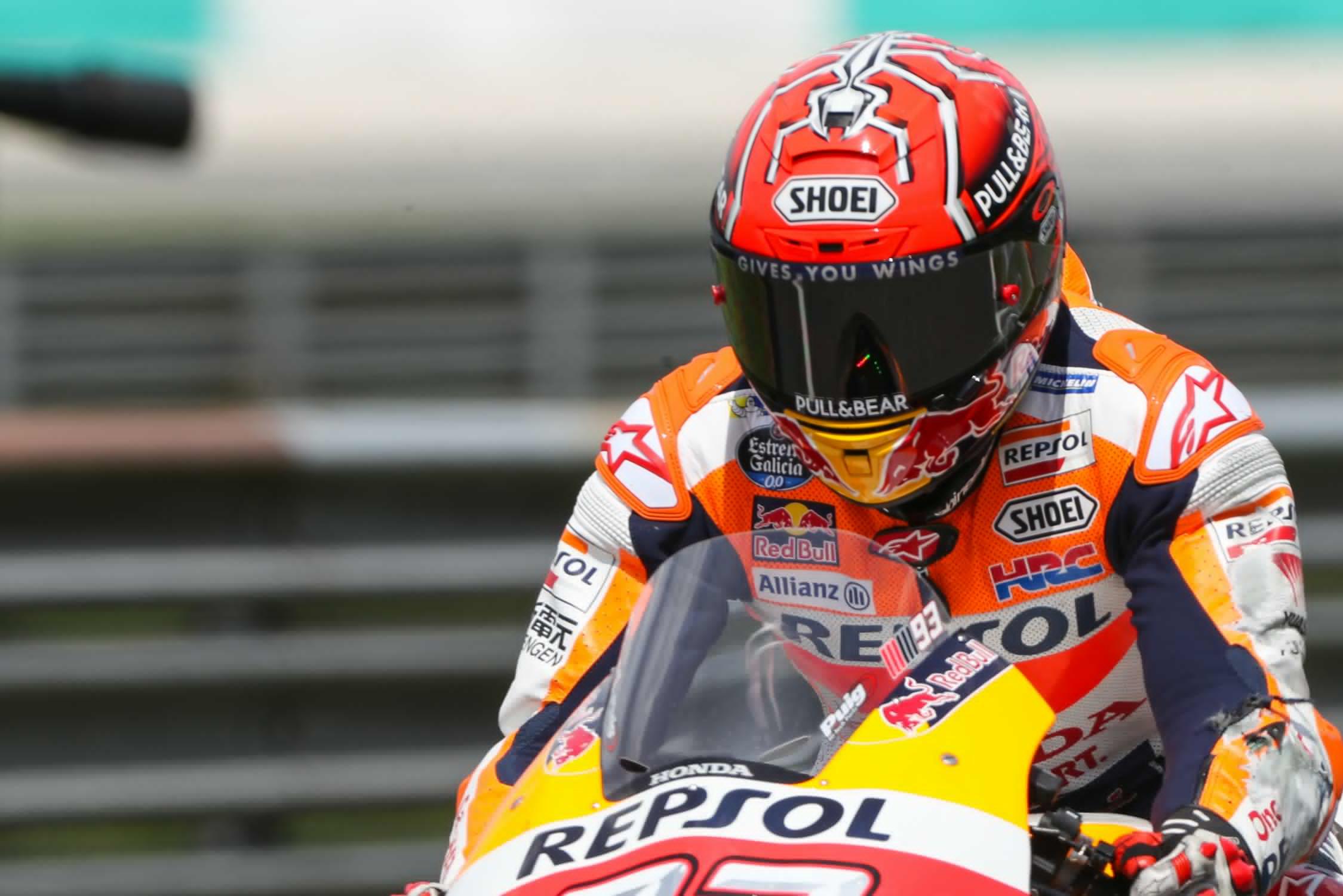 Pebalap Repsol Honda, Marc Marquez, mengaku balapan seri Jerman dan Ceska menjadi yang terbaik di MotoGP 2017. (dok. MotoGP)