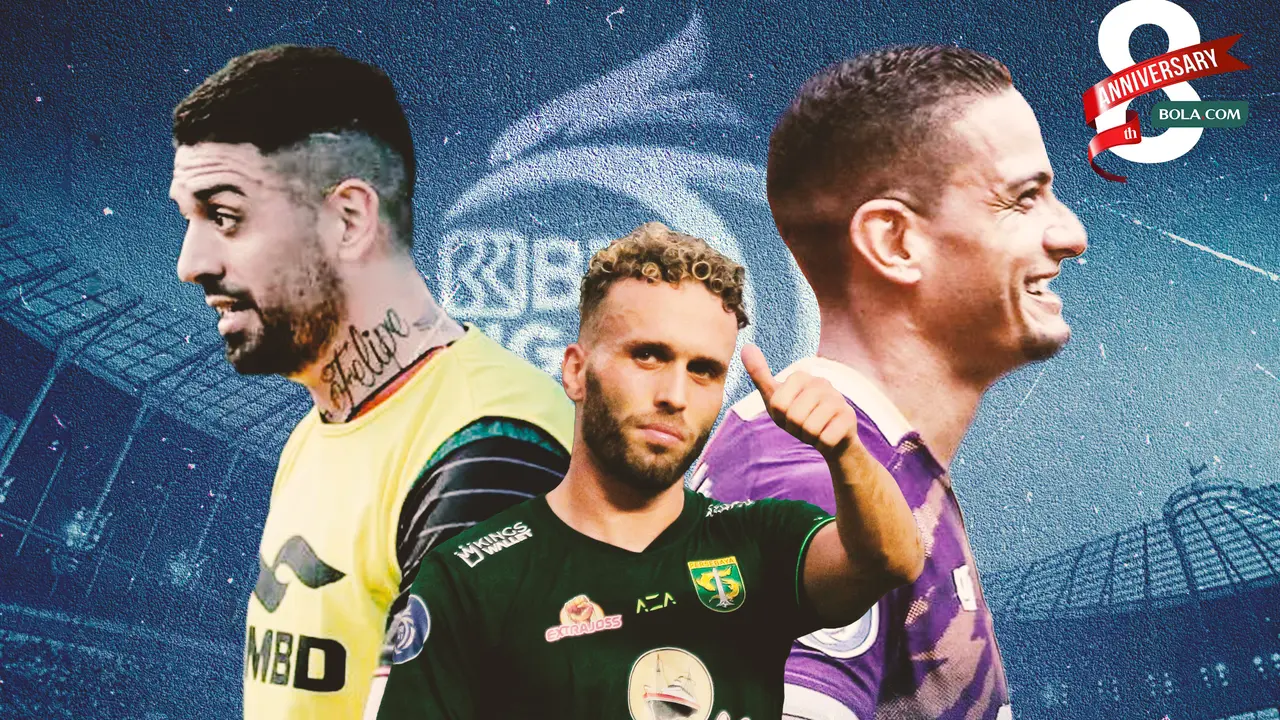 Liga 1 - Jonathan Bustos, Ze Valente, dan Renan Silva