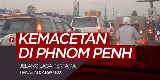 VIDEO: Kemacetan Jelang Laga Pertama Timnas Indonesia di Piala AFF U-22 2019