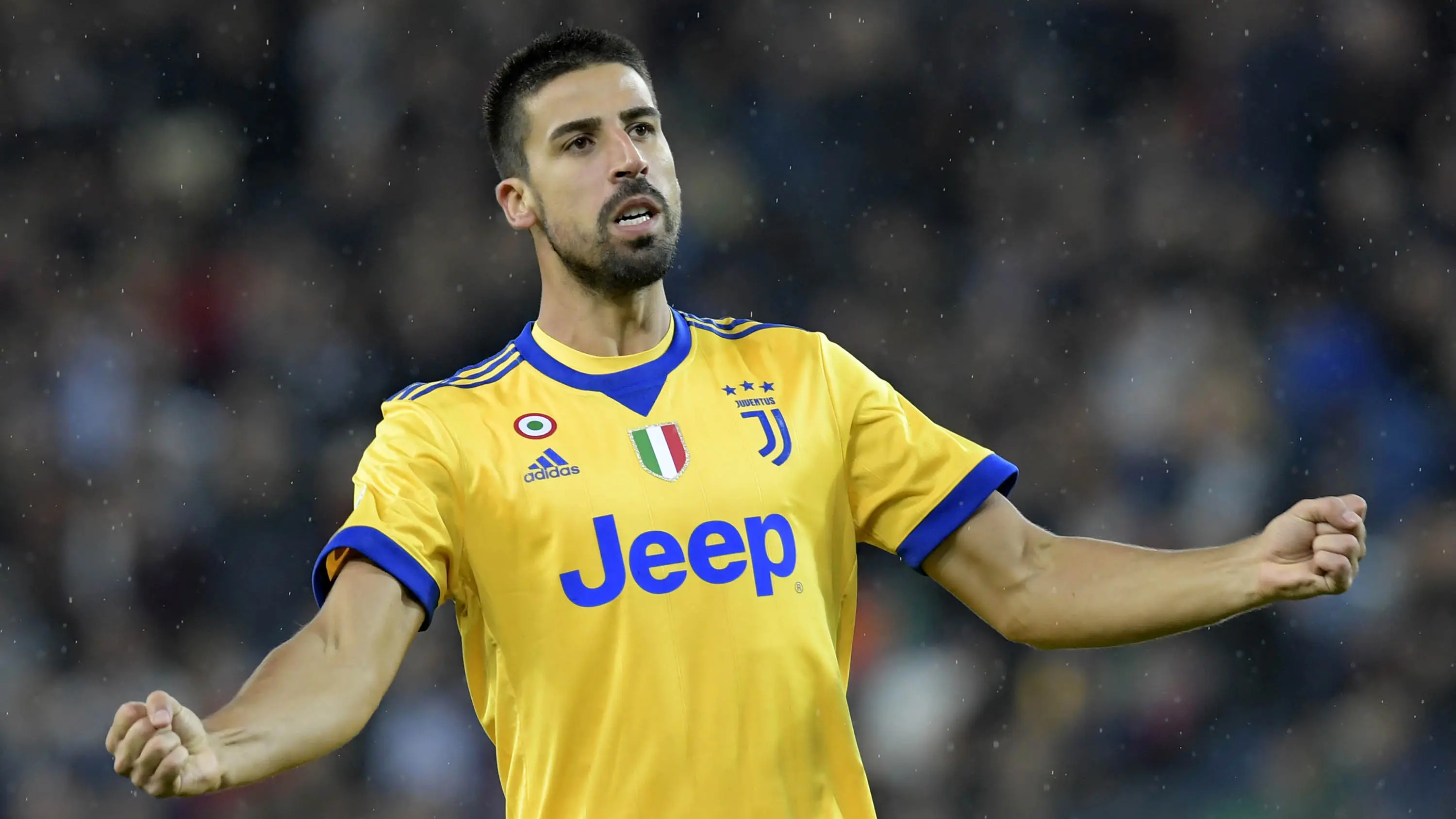 Gelandang Juventus, Sami Khedira. (AP/Alberto Lancia)