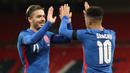 Jack Grealish - Grealish mampu tampil apik pada musim ini bersama Aston Villa dengan membukukan tujuh gol dan 12 assist dari 27 pertandingan. Tak heran jika pelatih Gareth Southgate memanggilnya untuk menjadi salah satu motor serangan The Three Lions di Euro 2020. (Foto: AFP/Pool/Nick Potts)