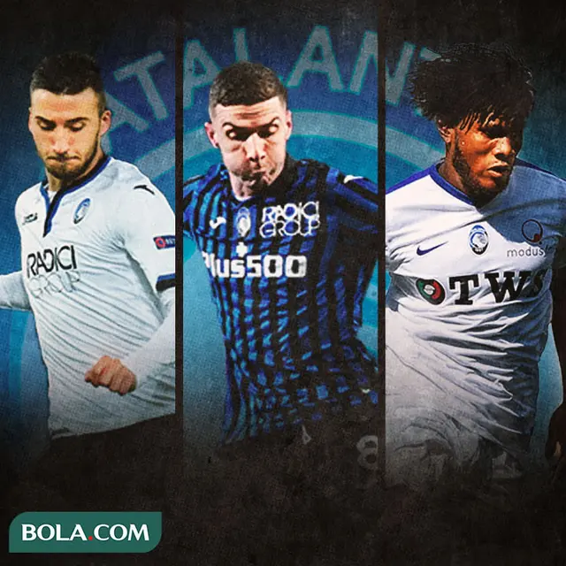 Atalanta - Bryan Cristante, Robin Gosens, Franck Kessie