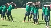 Latihan timnas U-19 di Yogyakarta (Yanuar H/Liputan6.com)