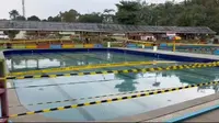 Lokasi kolam renang yang berada di Taman Herbal Insani, Kecamatan Bojongsari, Kota Depok. (Istimewa).