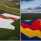 "World's Largest T-Shirt" (Sumber: Guinness World Records)