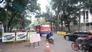 Jalan layang non tol akan dibuat dengan lebar 9 meter dan tinggi 12-20 meter. Sedangkan sisanya, akan menggunakan jalan eksisting, Jakarta, Sabtu (15/2/2015). (Liputan6.com/Herman Zakharia)