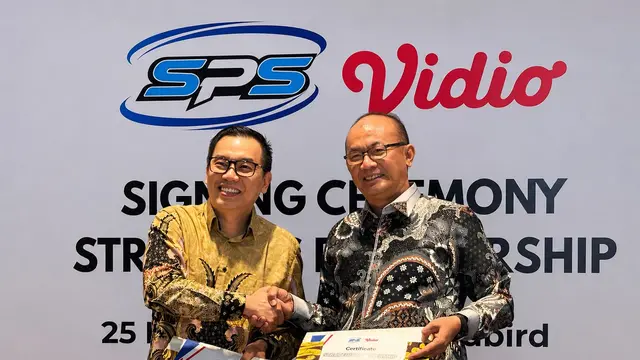 Vidio resmi kerja sama dengan PT Sekawan Prima Sentosa (SPS)