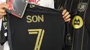Sebelumnya, Son Heung-min menyudahi kebersamaan selama 10 tahun dengan klub Liga Inggris, Tottenham Hotspur. (Patrick T. Fallon/AFP)