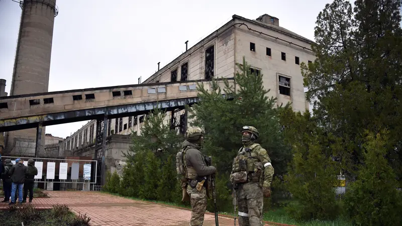 Tentara Rusia Kuasai Pembangkit Listrik Luhansk Ukraina