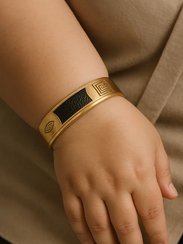 Model gelang emas untuk tangan gemuk (Foto: ChatGPT)