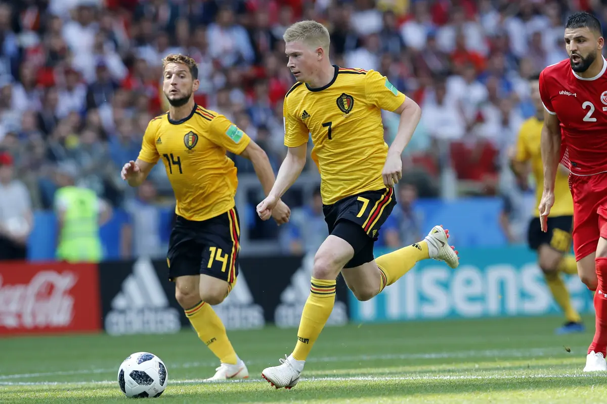 FOTO: Pesta Gol ke Gawang Tunisia, Belgia Melangkah ke 16 Besar