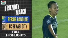 Berita video highlights laga persahabatan antara Persib Bandung melawan FC Bekasi City yang berakhir dengan skor 2-0, Sabtu (12/11/2022) sore hari WIB.