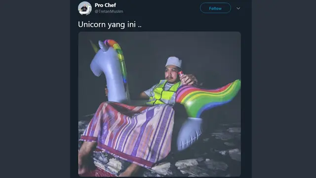 Deretan Meme Kocak Unicorn di Debat Capres ala Warganet
