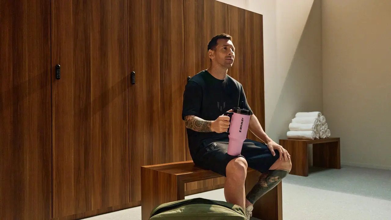 Lionel Messi desain tumbler mewah