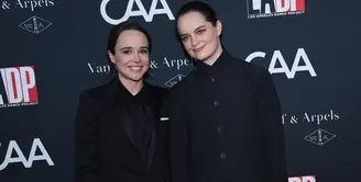 Aktris Juno, Ellen Page, mengumumkan bahwa ia sudah menikah dengan Emma Portner. (CHRIS DELMAS / AFP)