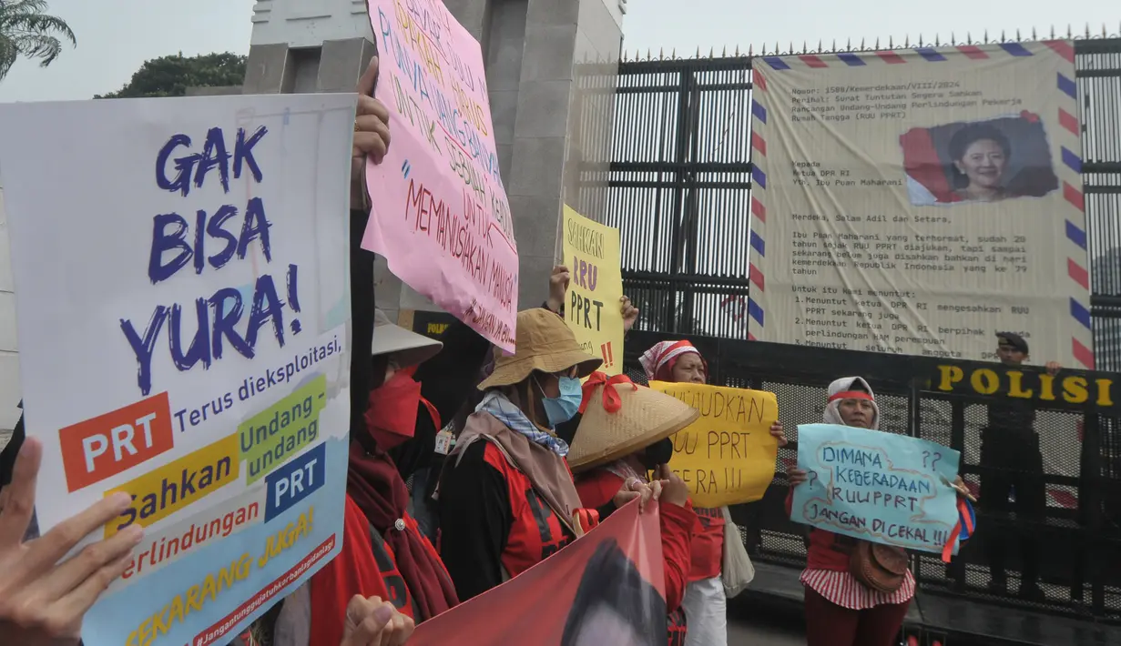 Pengesahan RUU PPRT dianggap penting sebagai payung hukum untuk melindungi pekerja rumah tangga. (merdeka.com/Imam Buhori)