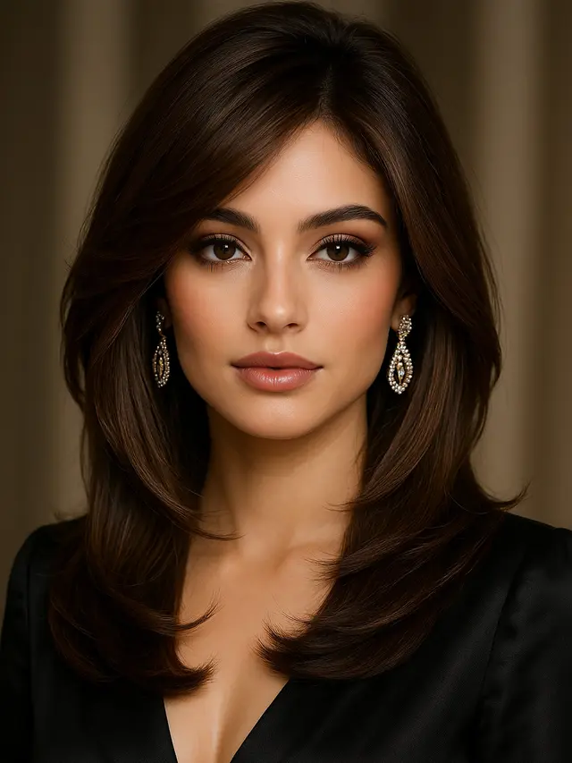 Gaya Rambut Segi Layer