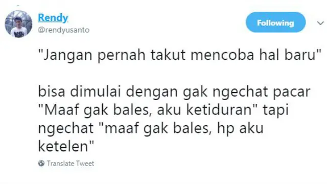 Alih-alih mencoba hal baru biasa aja, warganet menawarkan pilihan-pilihan yang anti-mainstream.