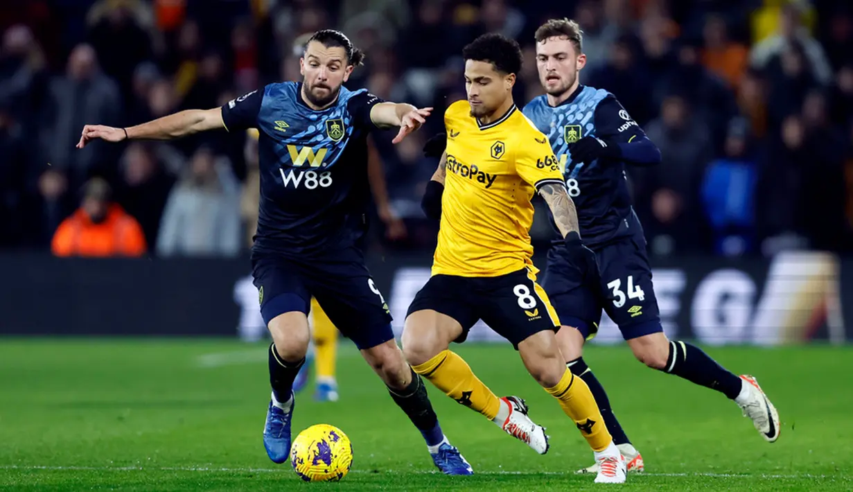 Skor 1-0 untuk kemenangan Wolves pun menjadi hasil akhir laga ini. (Mike Egerton/PA via AP)