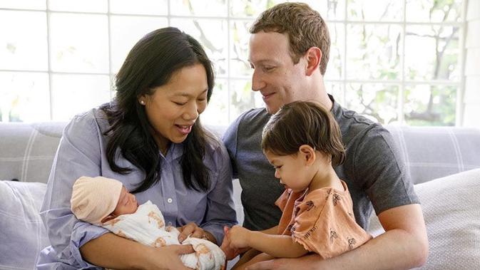 Mark Zuckerberg dan keluarga (Sumber: Instagram/Zuck)