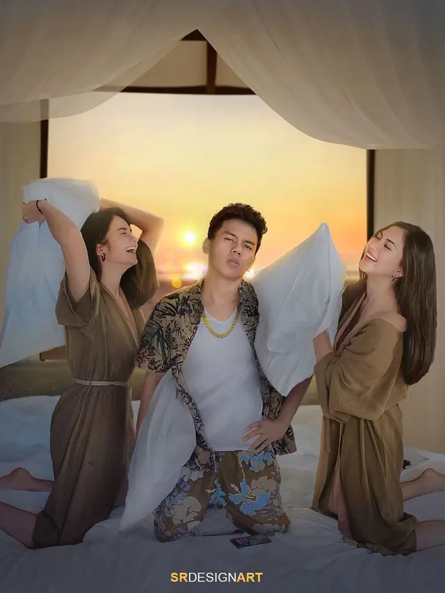 6 Editan Foto Pria Bareng Pemeran Cewek Sinetron GGS Ini Bikin Ketawa Geli