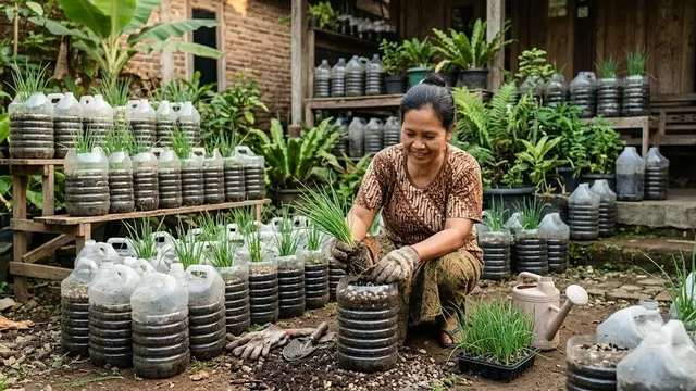 Langkah-Langkah Cara Menanam (AI Generated)