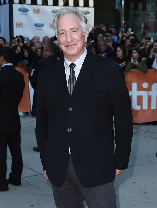 Alan Rickman berhasil memerankan karakter Profesor Snape dengan watak yang keras namun pemberani.  (AFP/Bintang.com)