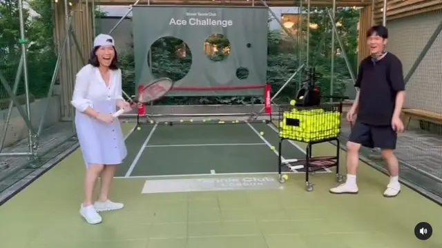 6 Potret Veronica Tan Tekuni Hobi Olahraga Tenis, Jadi Resep Awet Muda