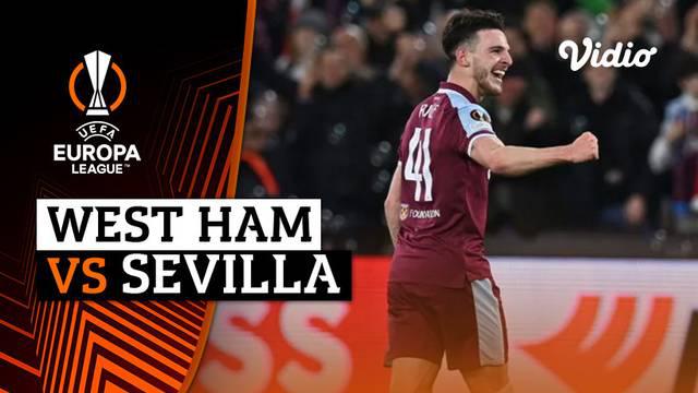 Berita video mini match leg 2 babak 16 besar Liga Europa 2021/2022, West Ham United kontra Sevilla, yang berlangsung dramatis, Jumat (18/3/2022) dinihari WIB.