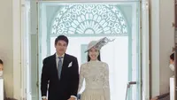 Nong Poy dan Oak Phakwa resmi menikah dengan konsep yang intim dan hangat [@niyadarweddinganswer]