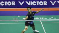 Tunggal putra Indonesia Anthony Sinisuka Ginting akan menghadapi Leong Jun Hao dari Malaysia pada babak 16 besar Hong Kong Open 2023 di Hong Kong Coliseum, Kowloon, Kamis, 14 September.. Keduanya belum pernah bertemu. (foto: PBSI)