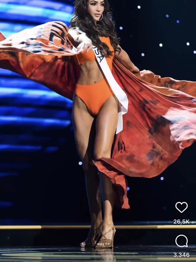 Miss USA R'Bonney Gabriel Terpilih sebagai Miss Universe 2022, credit: @rbonneynola