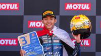 Arai Agaska bakal mentas di FIM R3 BLU CRU World Cup yang diadakan 11-13 Juli 2025 di Donington Park, Inggris. (Yamaha Racing Indonesia)