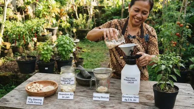 Cara Membuat Pestisida dari Bawang Putih untuk Hama Tanaman