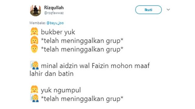 Cuitan kocak (Sumber: Twitter/rzqfawwaz)